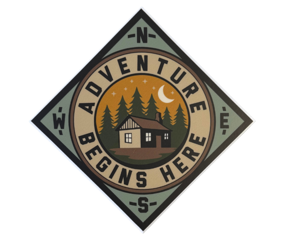 P45: Adventure Begins Here Decal