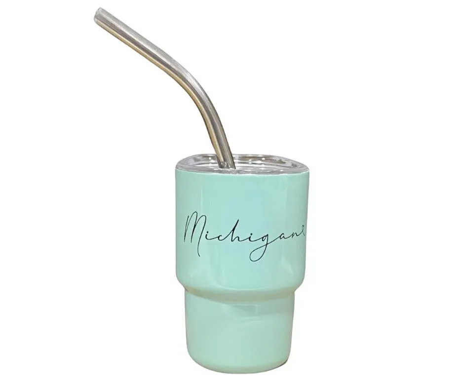 MT: Mini Tumbler Shot Glasses - Michigan Script