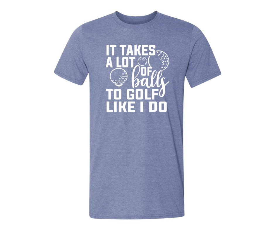 T-Shirt: It Takes Balls (H. Indigo)