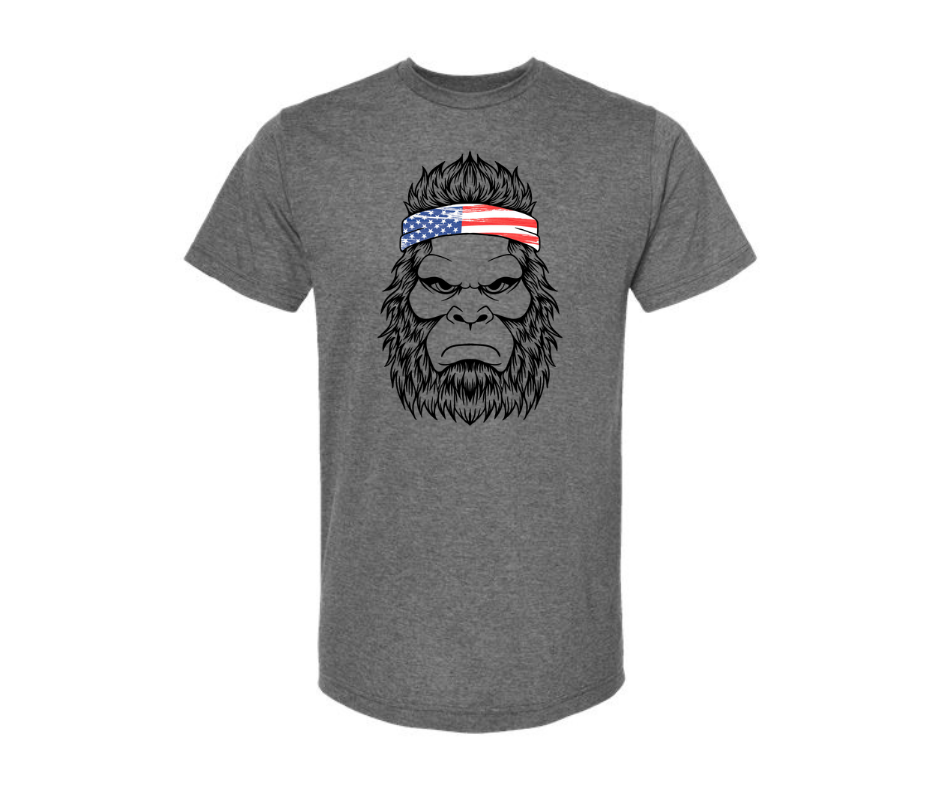 T-Shirt: Bigfoot Headband (H. Graphite)