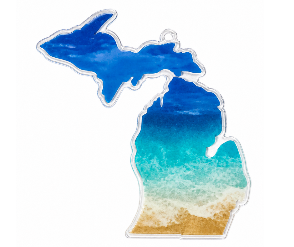 CSC3: Michigan Beach Car Suncatcher