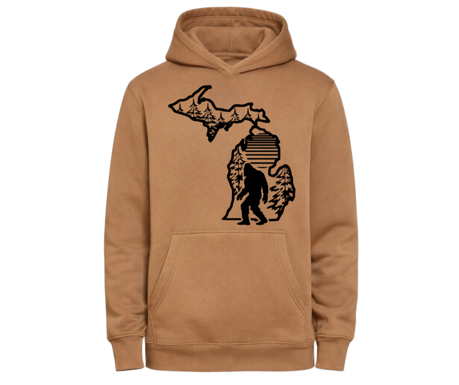 Hoodies: Bigfoot Woods (Toasted Coconut)