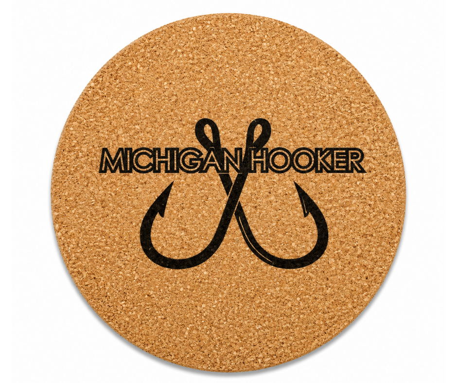 CC-C: Michigan Hooker Cork Coasters