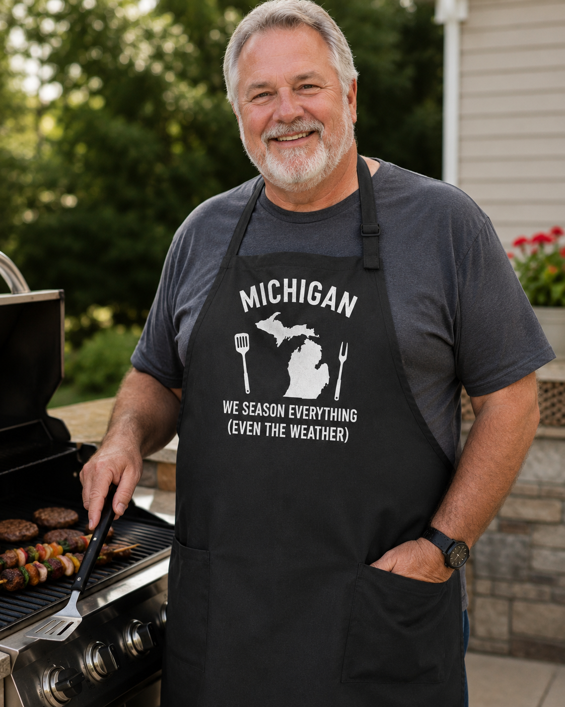 Apron-Full Length: Michigan Recipe