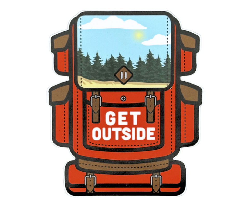 P47: Get Outside Backpack Decal