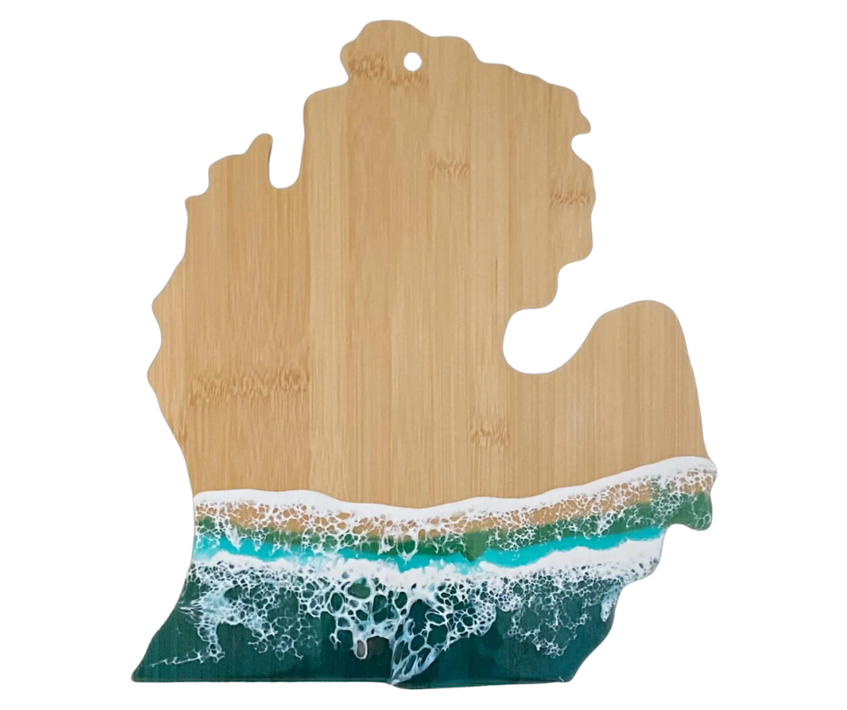 CB1: Michigan Wooden Cutting Board