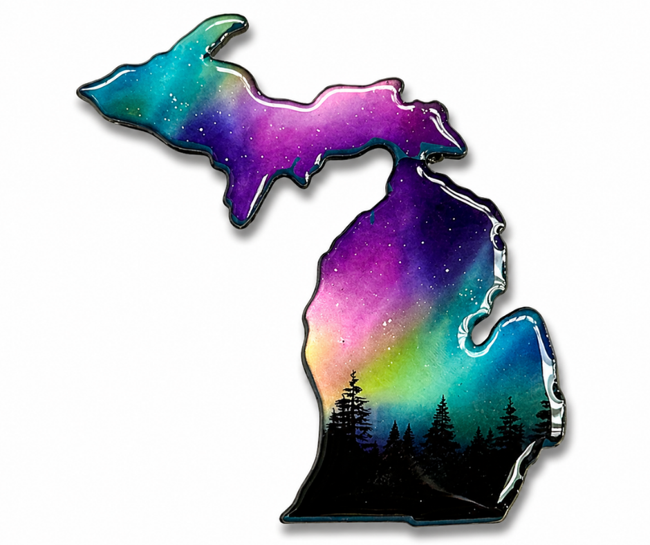 M12: Michigan Northern Lights Magnet