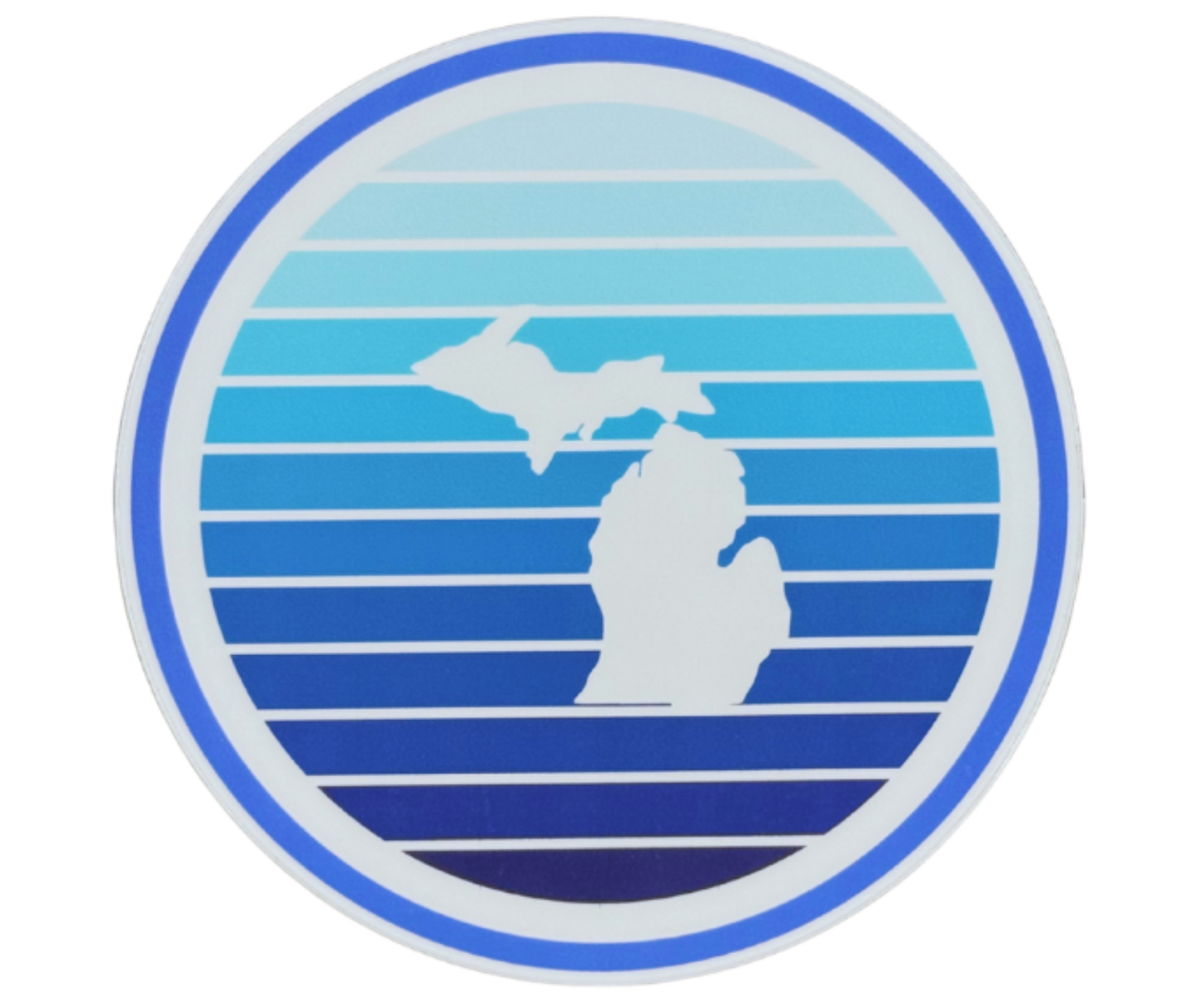 P98: Michigan Blue Circle Decal