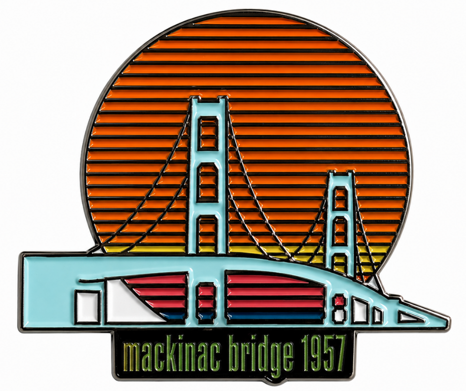 MP8: Mackinaw Bridge Pin