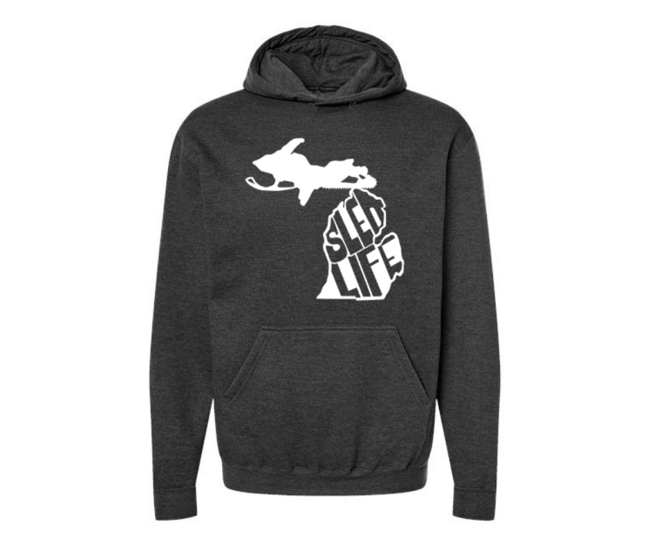 Hoodies: Sled Life (H. Graphite)