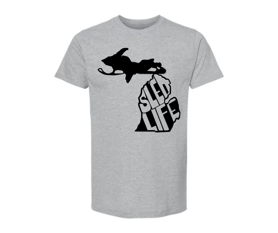 T-Shirt: Sled Life (H. Grey)
