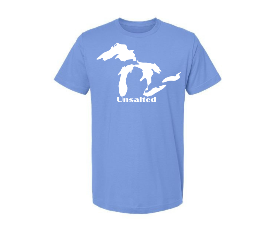 T-Shirt: T107B - Unsalted (Carolina Blue)
