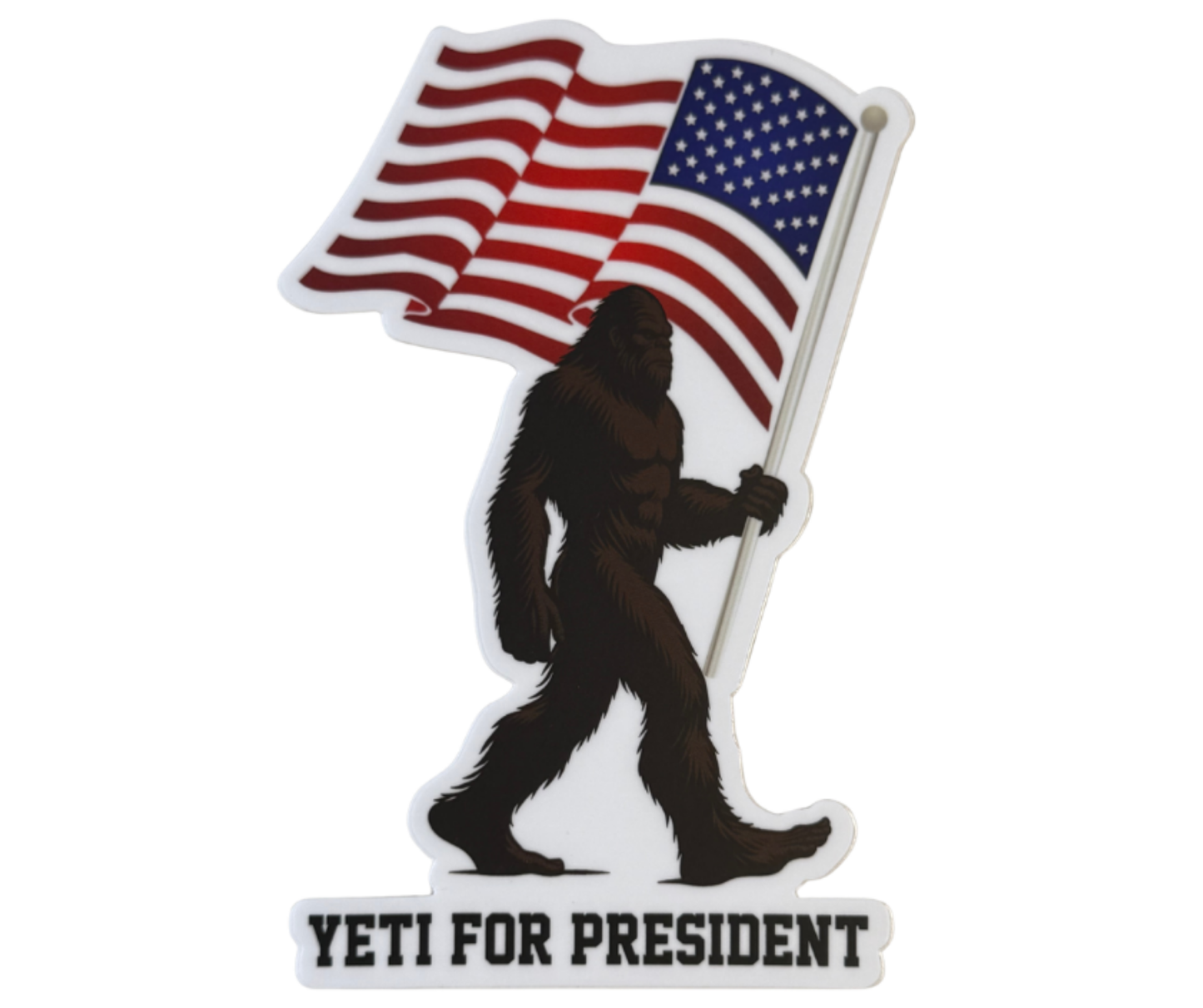 P89: Yeti for President Decal