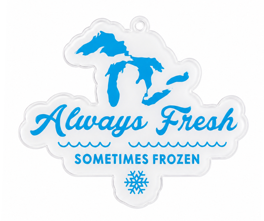 CSC5: Always Fresh Sometimes Frozen Car Suncatcher