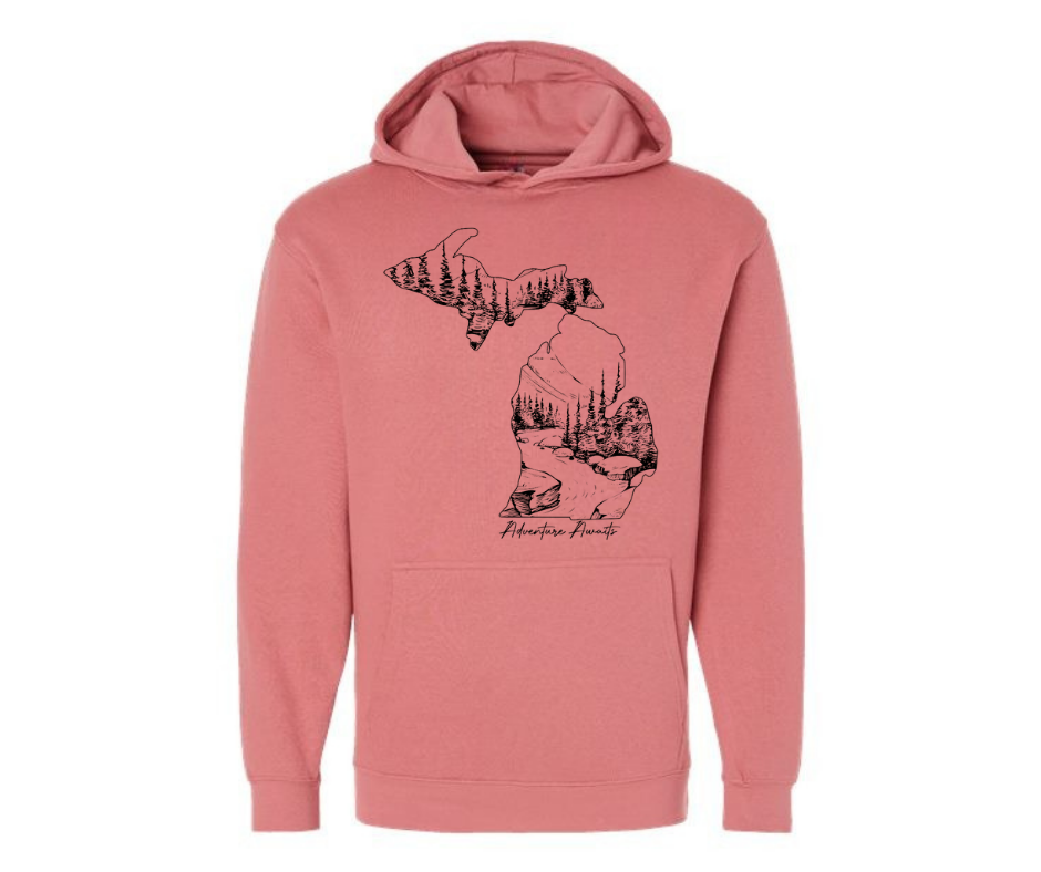 Hoodies: Adventure Awaits (Mauvelous)