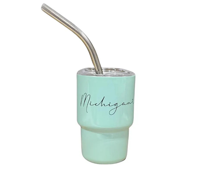 MT: Mini Tumbler Shot Glasses - Michigan Script