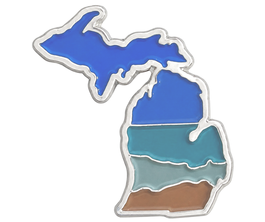 MP10: Michigan Beach Pin