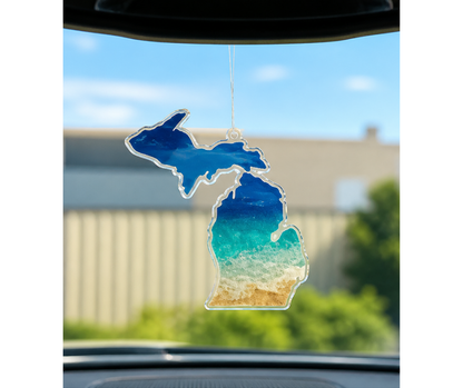 CSC3: Michigan Beach Car Suncatcher