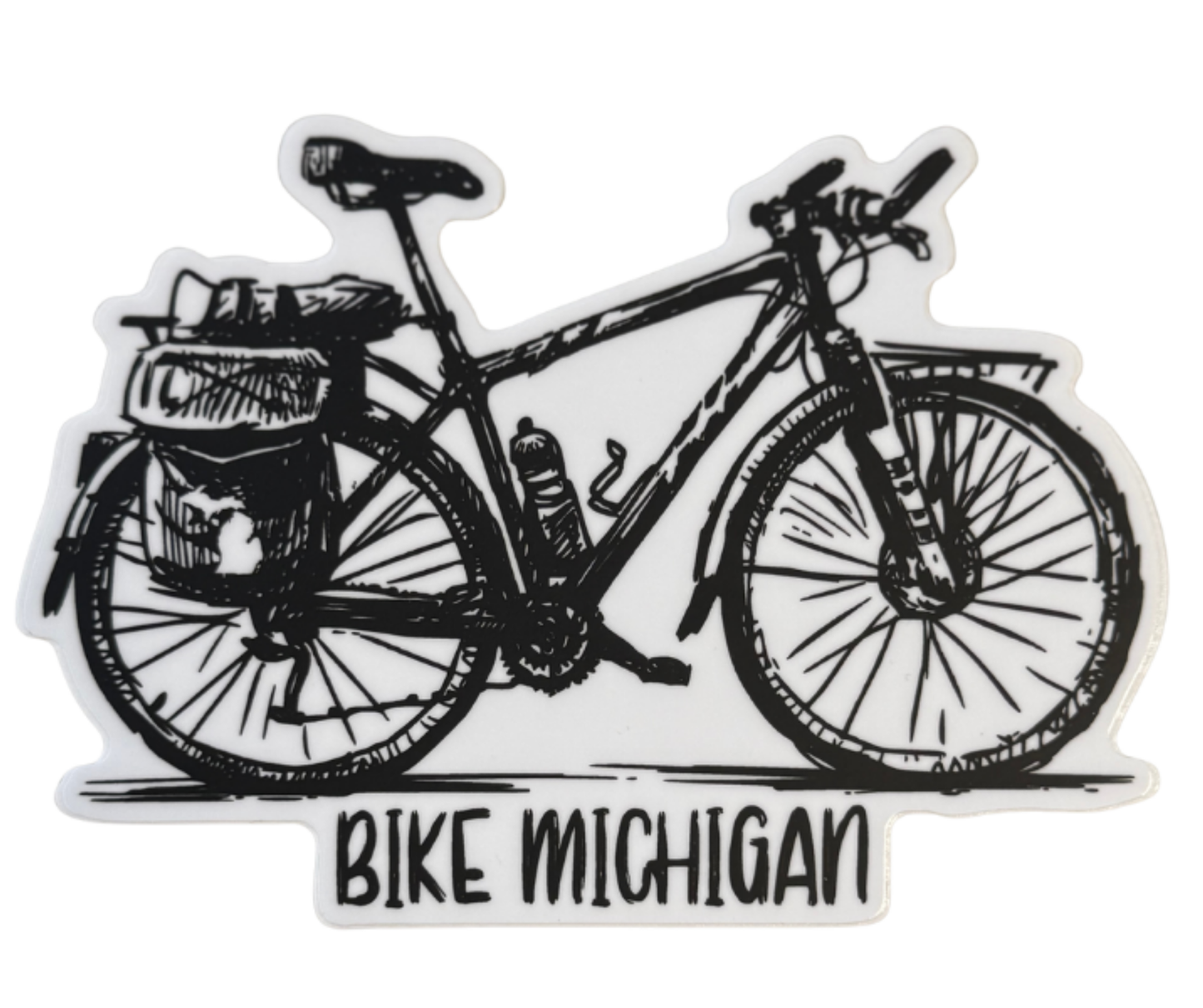 P68: Bike Michigan Decal