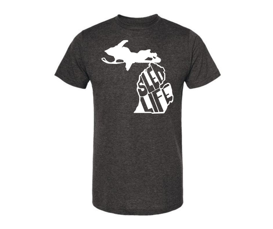 T-Shirt: T30C - Sled Life (H. Graphite)
