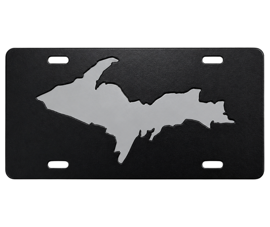 LP5: UP Black License Plate