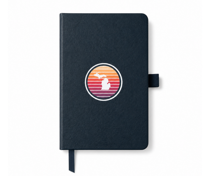 NB1: Michigan Sunset Notebook - Black