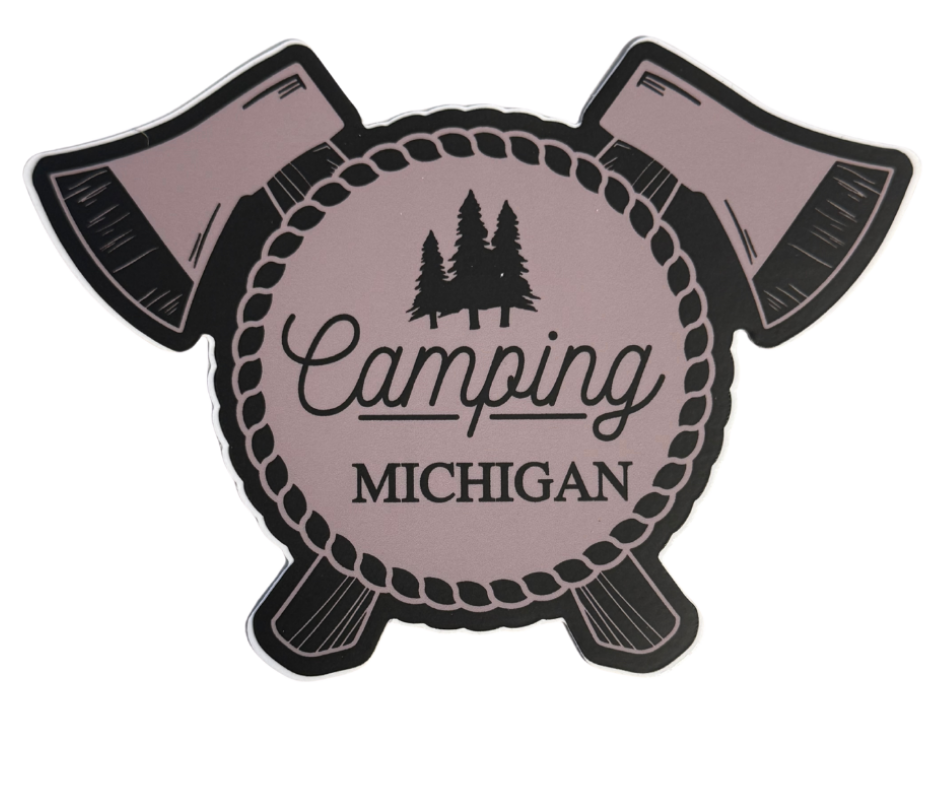P33B: Camping Michigan Decal