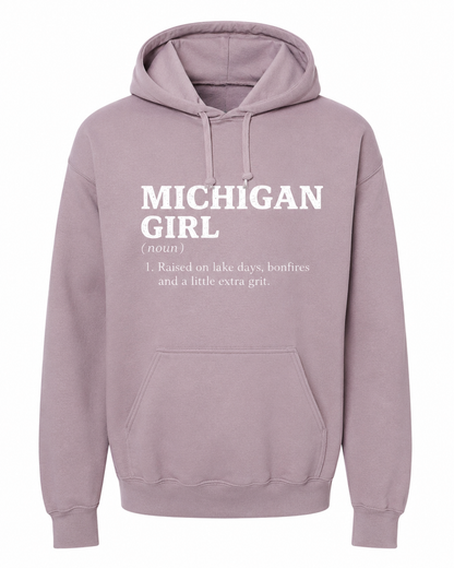 Hoodie: Michigan Girl- P.GD