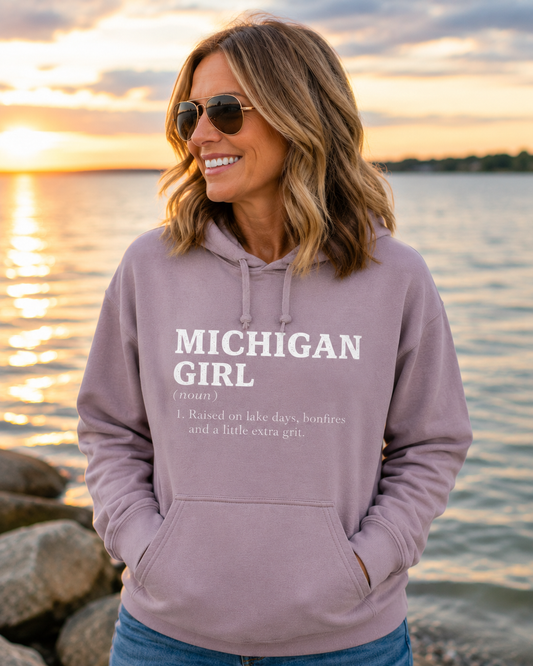 Hoodie: Michigan Girl- P.GD