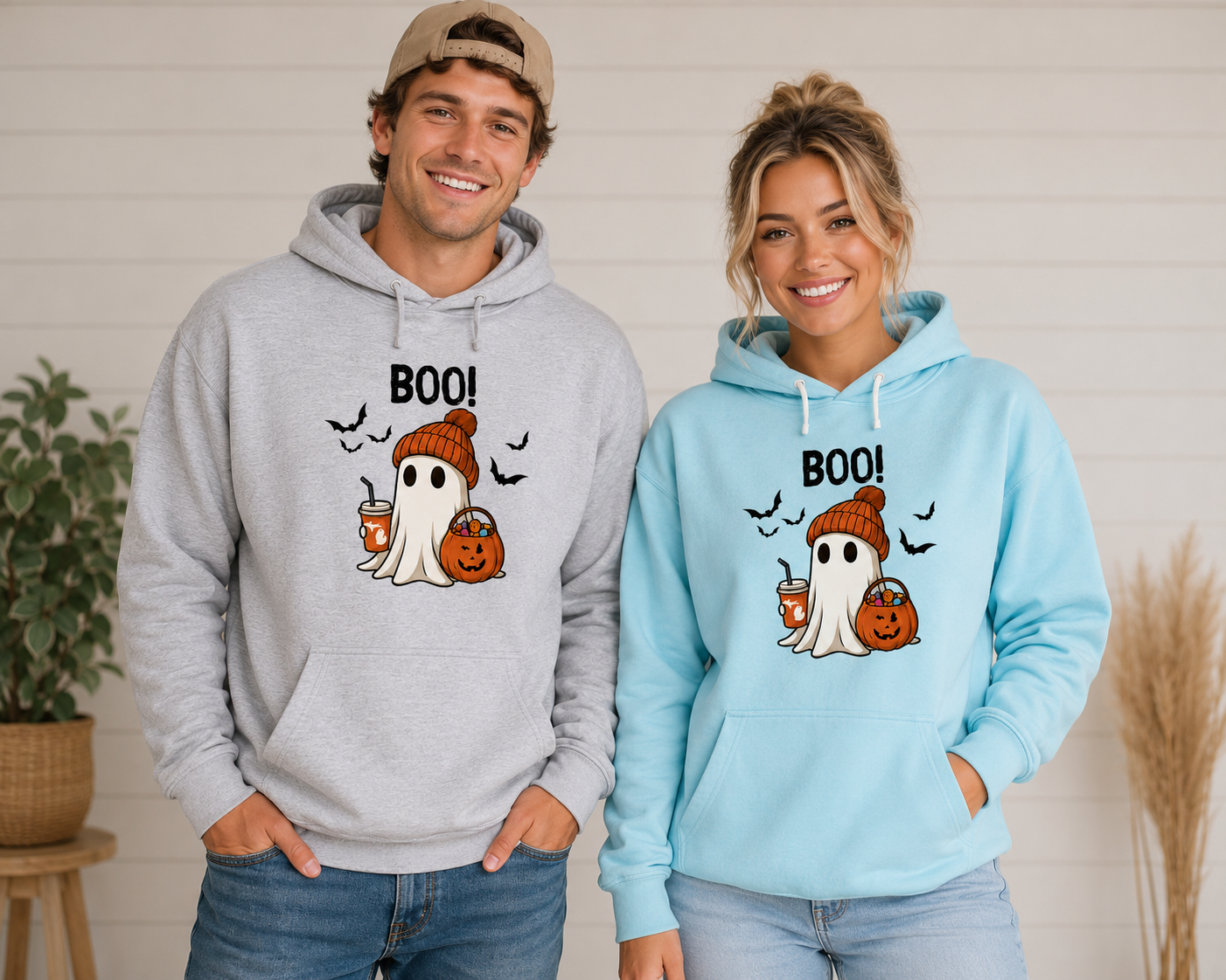 Hoodie: Boo! Michigan Ghost