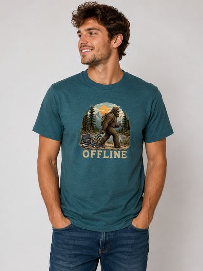 T-Shirt: Bigfoot Offline