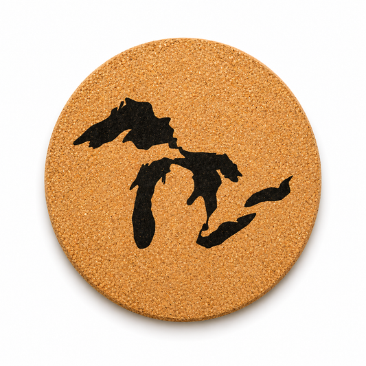 CC-H: Michigan Great Lakes Cork Coaster