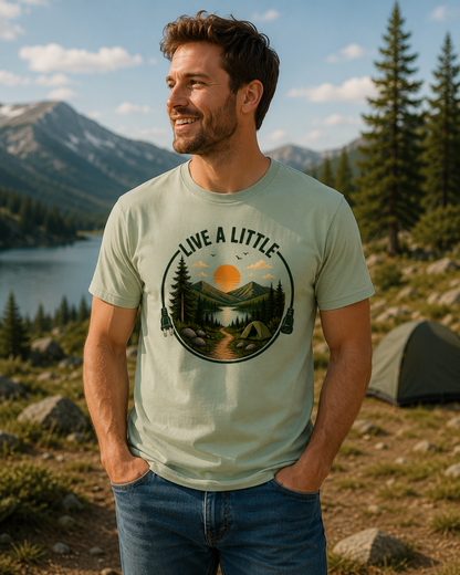 T-Shirt: Live a little