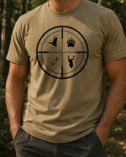 T-Shirt: Michigan Hunt (H.BrownSGR)