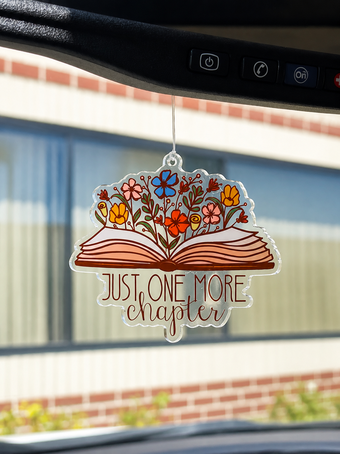 CSC6: Just One More Chapter Car Suncatcher