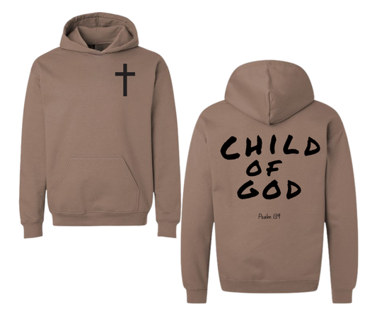 Hoodies: Child of God (Brown Savana)