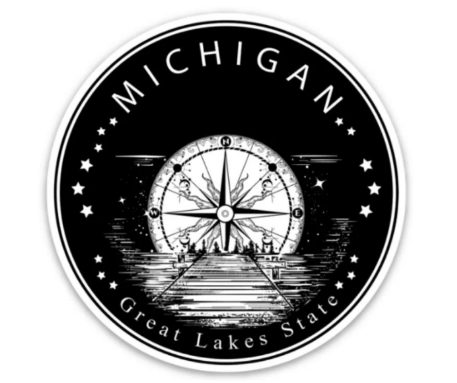 P35: Michigan Compass Decal
