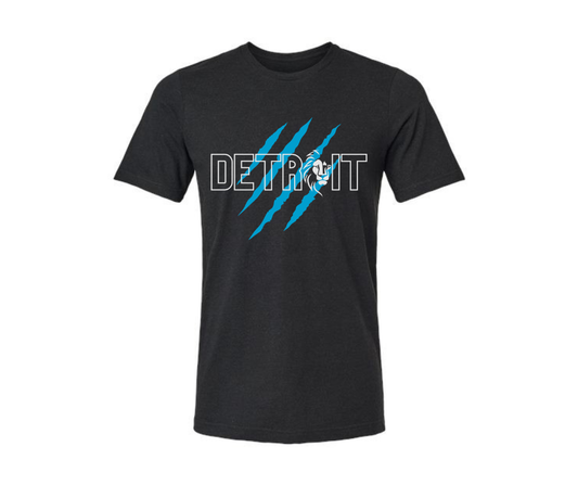 T-Shirt: Detroit Blue Claw (H. Black)