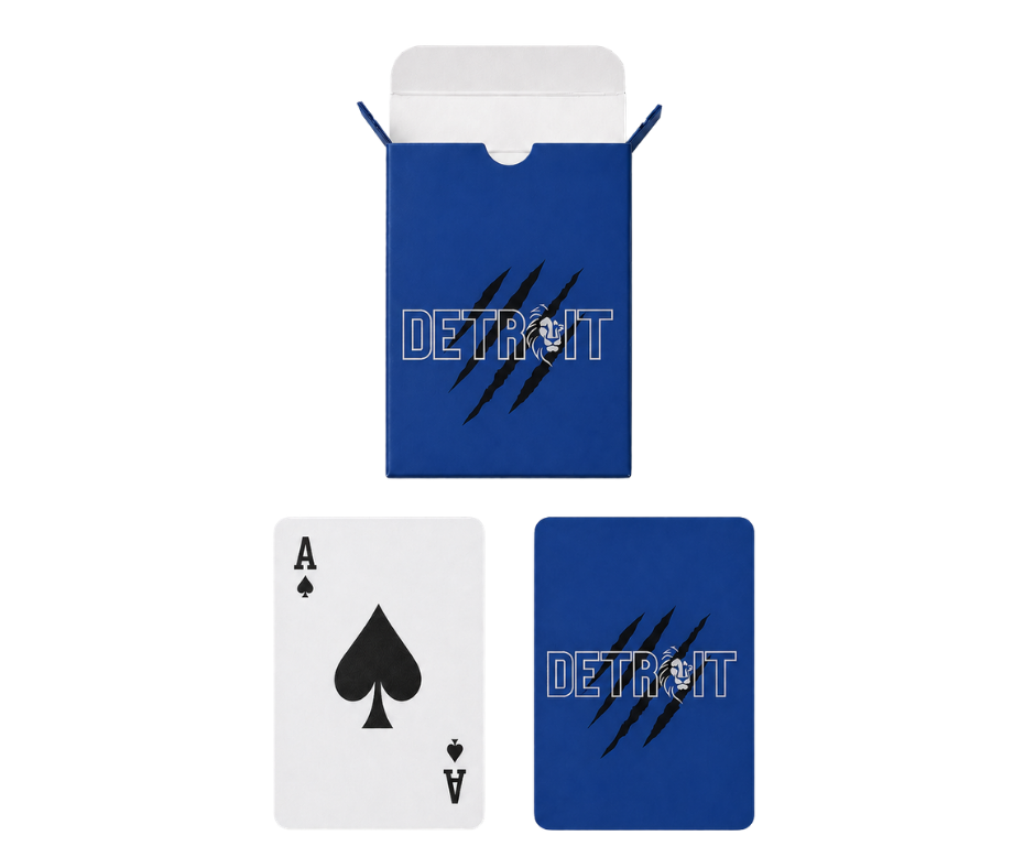 MPC6: Detroit Lion Claw Playing Cards
