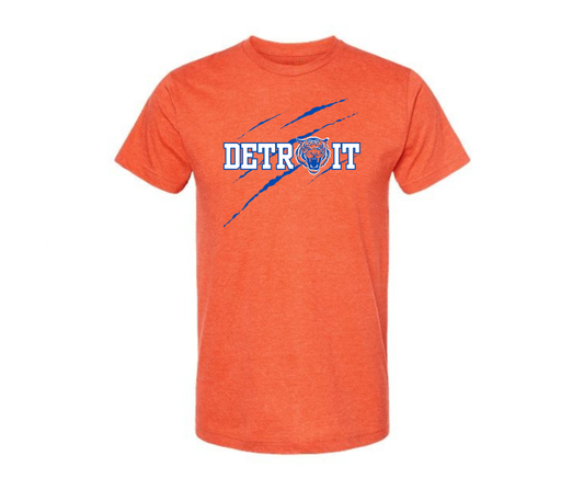 T-Shirt: Detroit Tigers Claw (H. Orange)