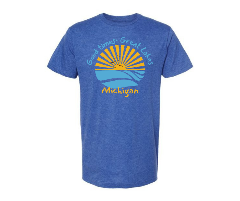 T-Shirt: T98A- Great Lakes Good Times (H. Royal Blue)