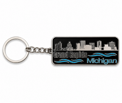 K2: Grand Rapids Wave Keychain