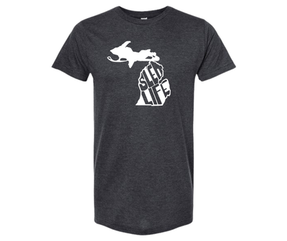 T-Shirt: Sled Life (H. Graphite)