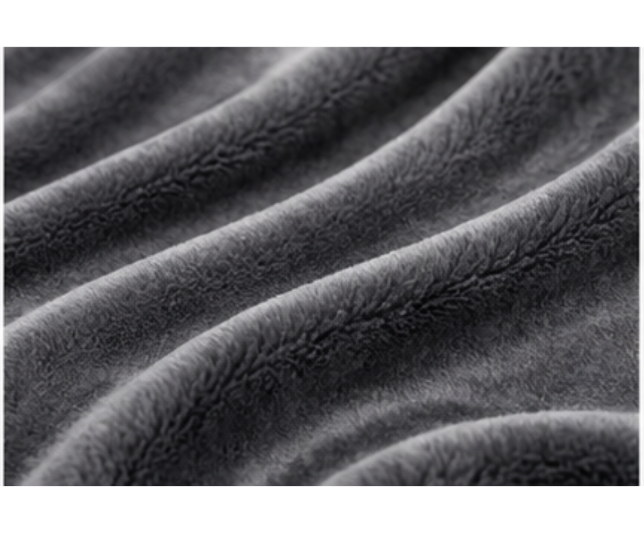 B1: Michigan Great Lakes Embroidered Blanket - Grey