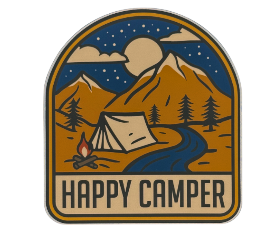 P44: Happy Camper Decal