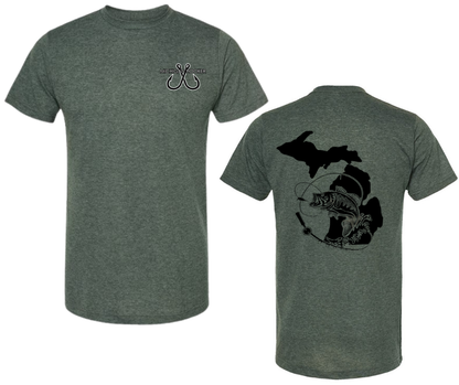 T-Shirt: Michigan Hooker (H. Forest)