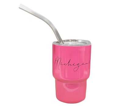 MT: Mini Tumbler Shot Glasses - Michigan Script
