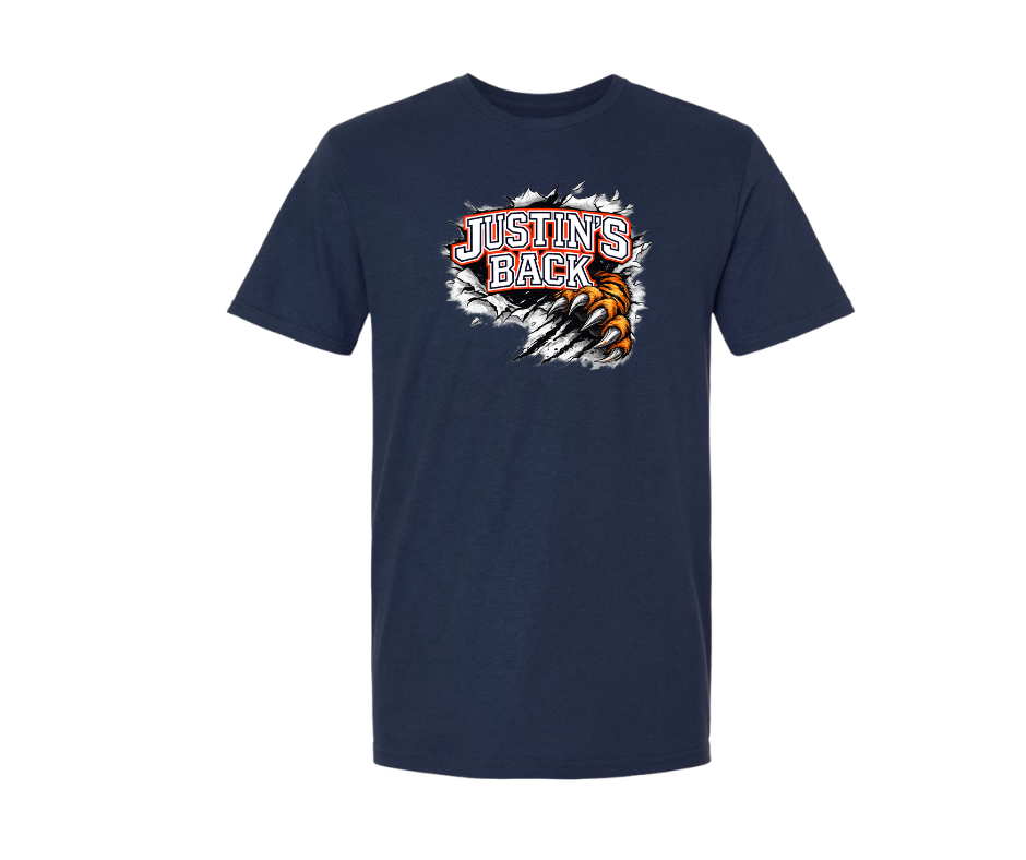 T-Shirt: Detroit Tigers Justin's Back (Navy)