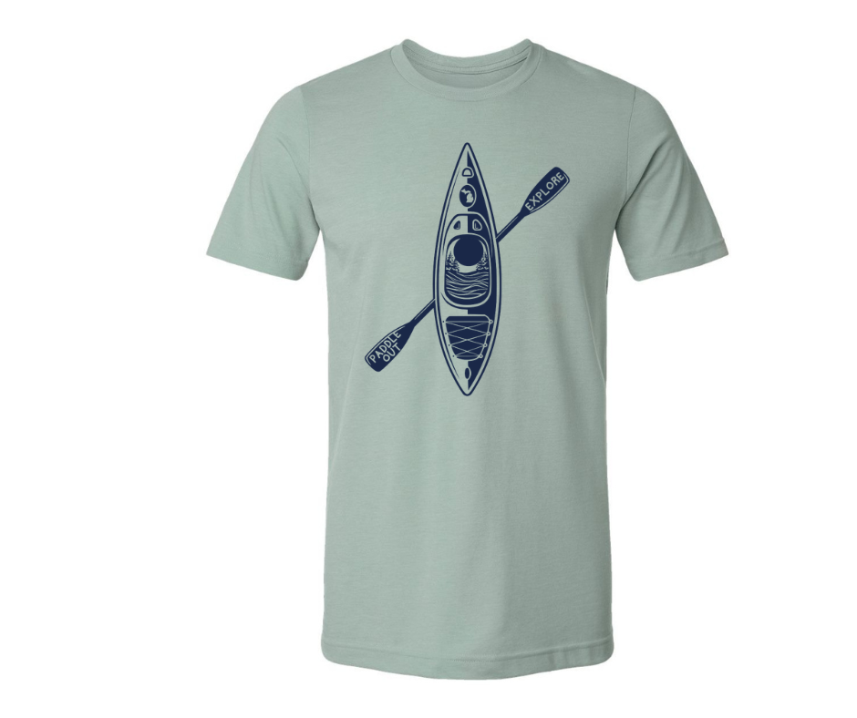 T-Shirt: T88 - Kayak (H. Sage Green)