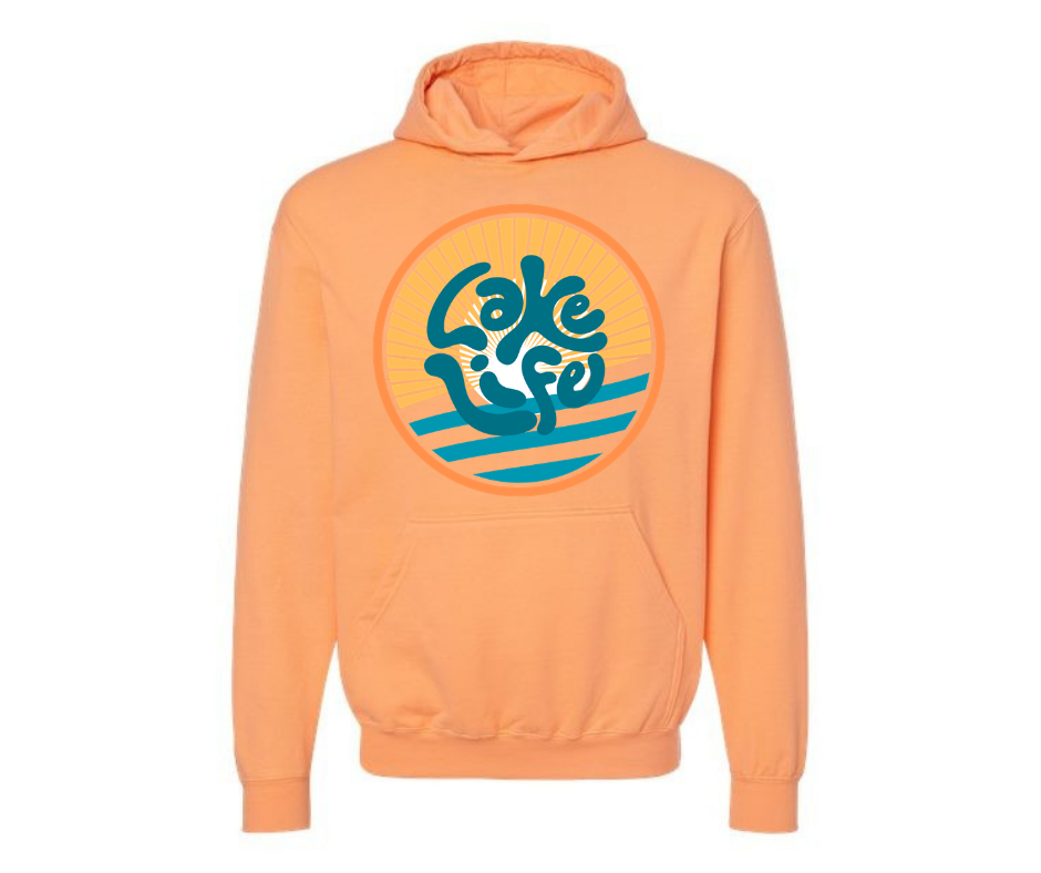 Hoodies: Lake Life (Cantaloupe)